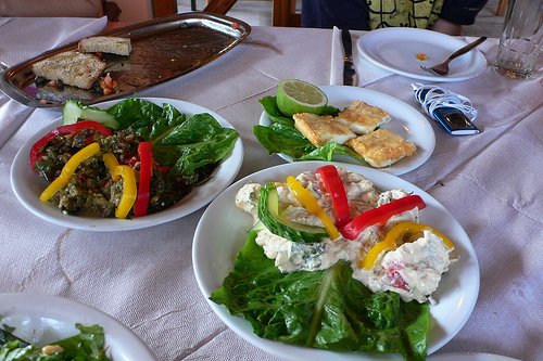 A selection of Meze dishes