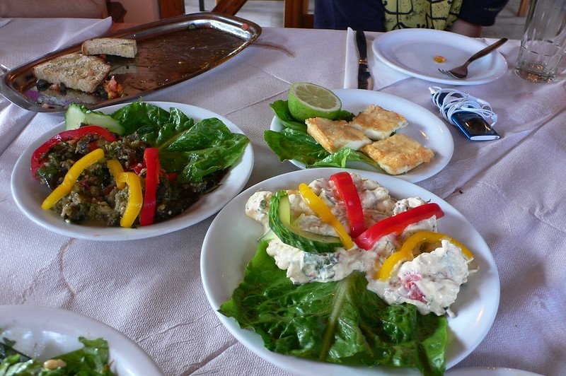 Mezes in a Greek Taverna