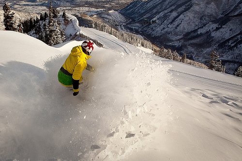 skiing