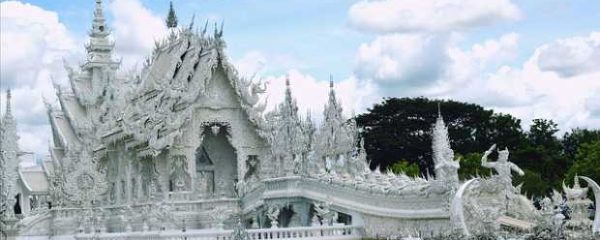Wat Rong Khun temple in Thailand
